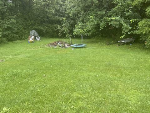 Yard photo for a volunteer request in French Lick, IN.