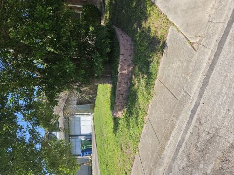 Yard photo for a volunteer request in San Antonio, TX.