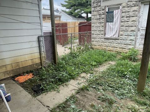 Yard photo for a volunteer request in West York, PA.