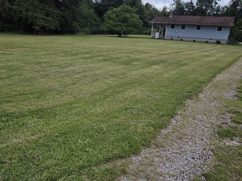 Yard photo for a volunteer request in Crossville, TN.