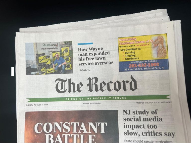 The Record Newspaper (North Jersey - August 2023)