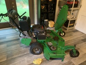 Lesco 52. fixed up, deck sandblasted, powder-coated, and repainted — Push / self-propelled mower