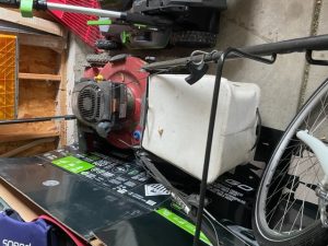Working gas mower — Push / self-propelled mower