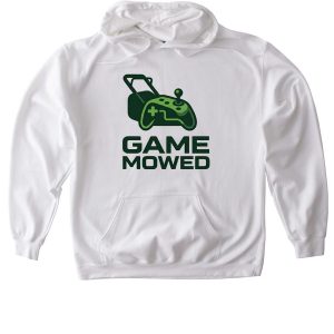 GAME MOWED Premium Logo Pullover Hoodie – Gaming Meets Lawn Culture