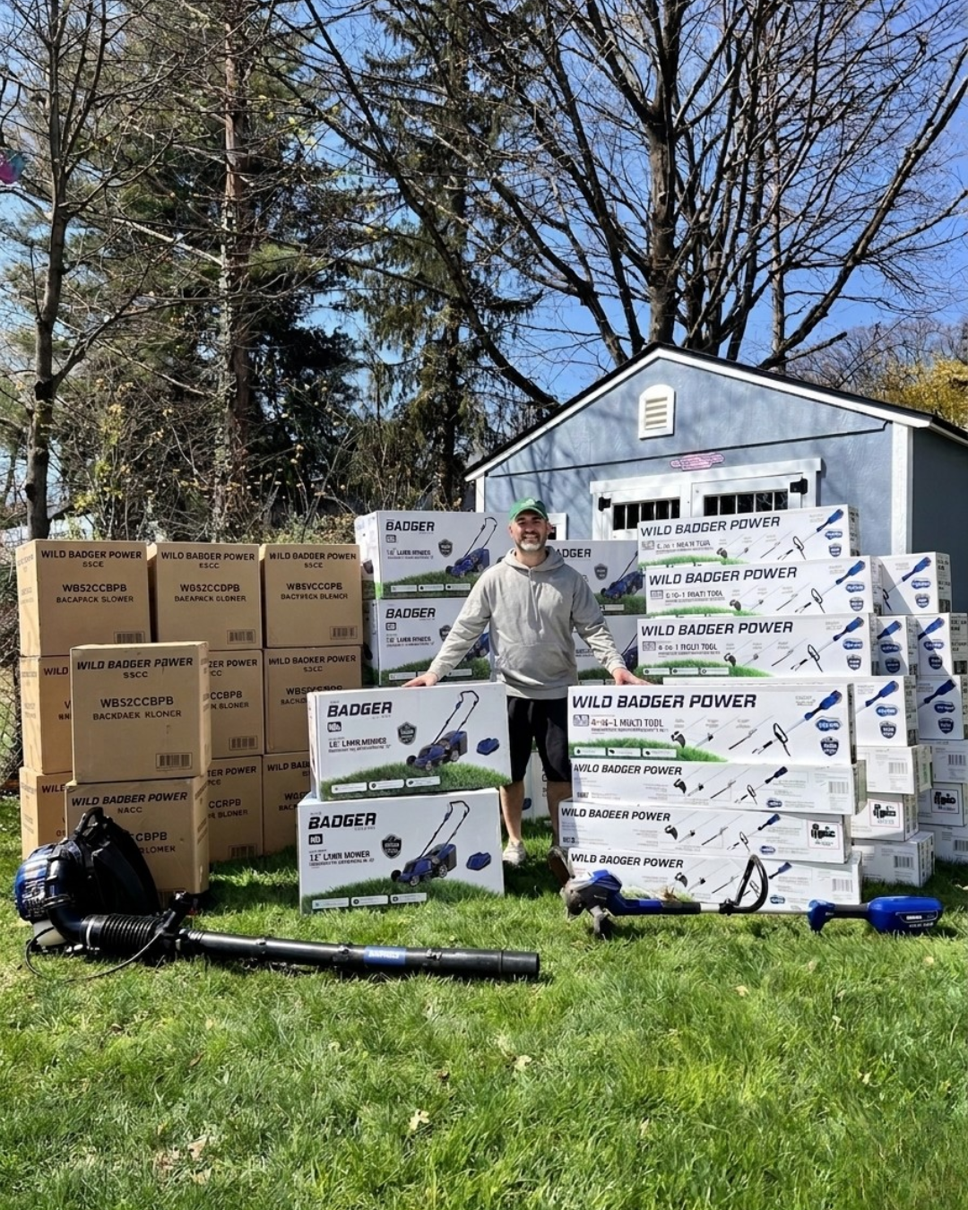 Partner-supported battery-powered landscaping equipment committed for IWTMYL volunteers