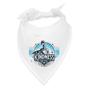 Mission Crest badge design printed on a bandana