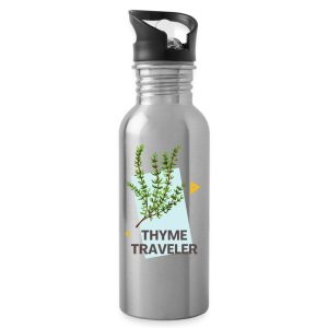 Lend a Hand hand-and-grass design printed on a lawn-care water bottle