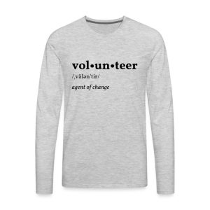 Volunteer design printed on a long-sleeve lawn shirt