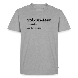 Volunteer design printed on a gardening t-shirt