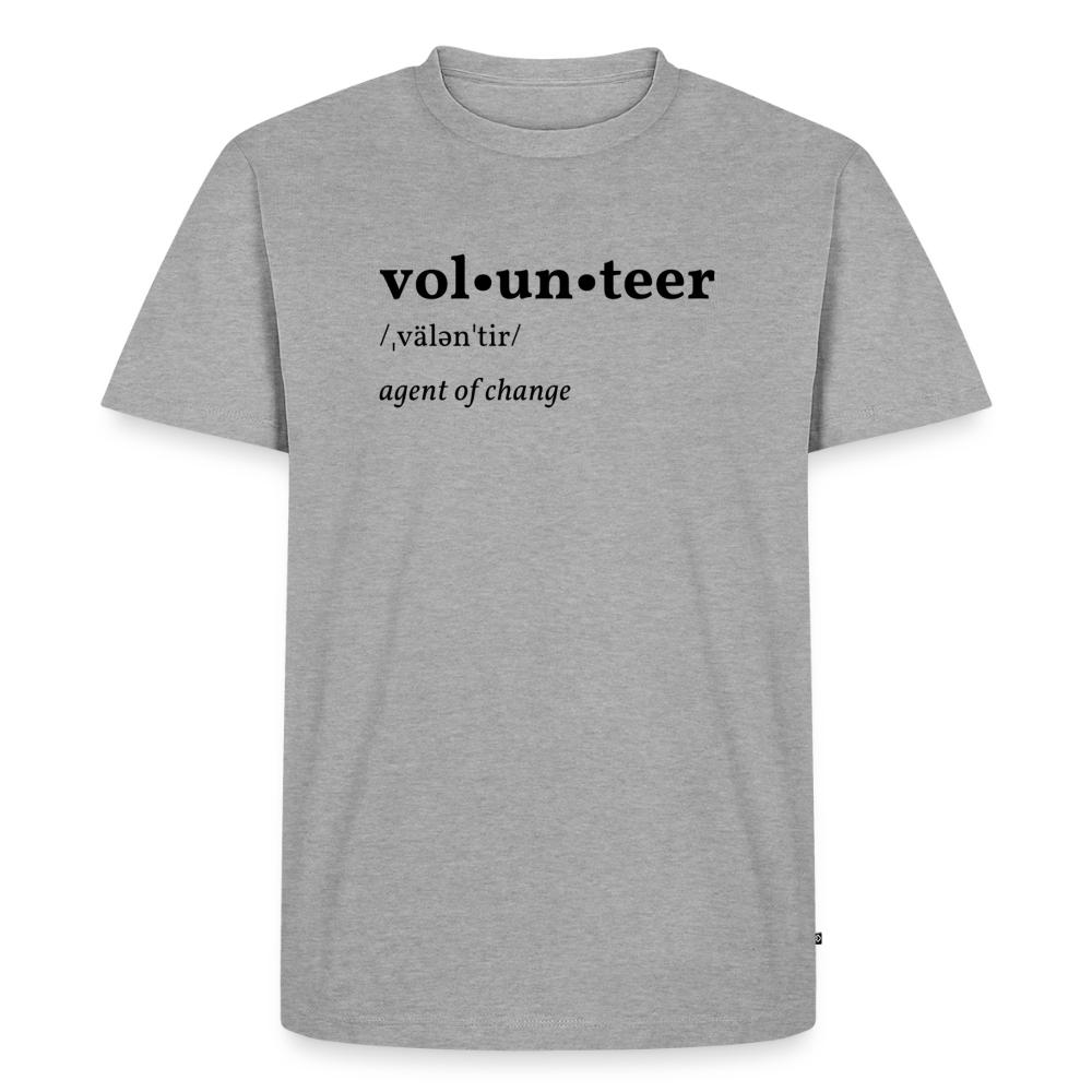 Volunteer design printed on a gardening t-shirt