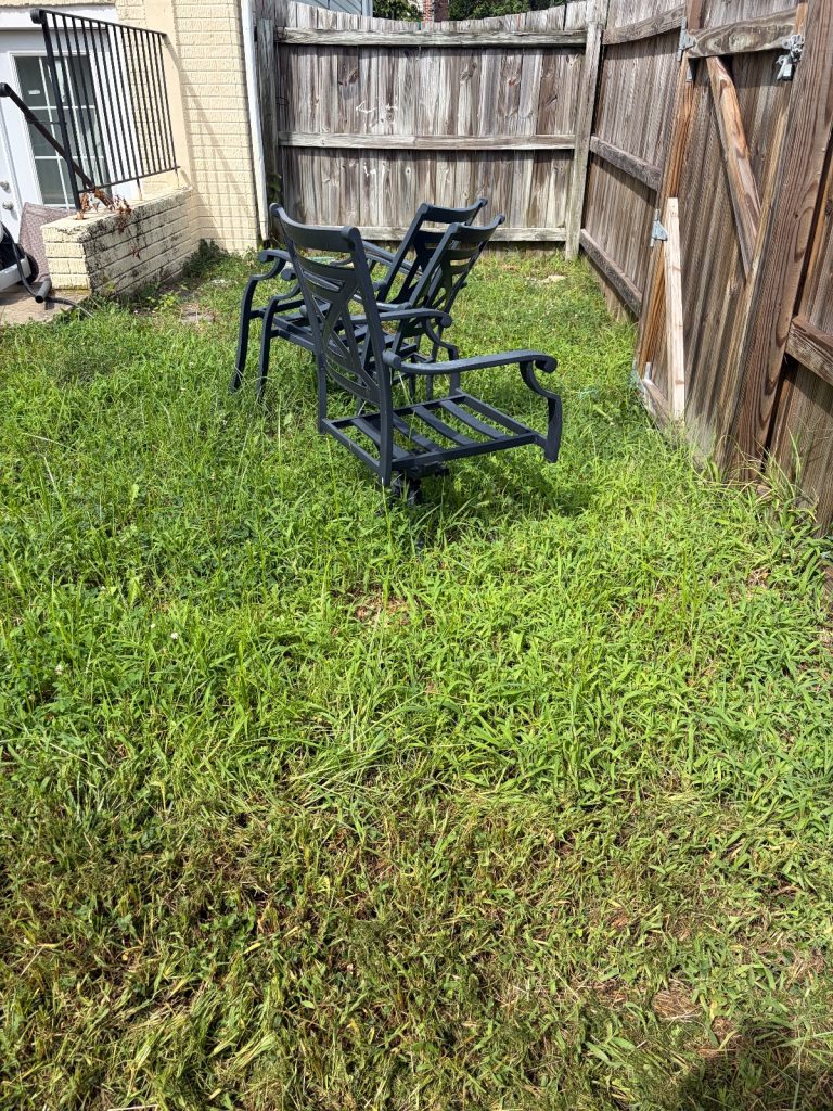 Before lawn care